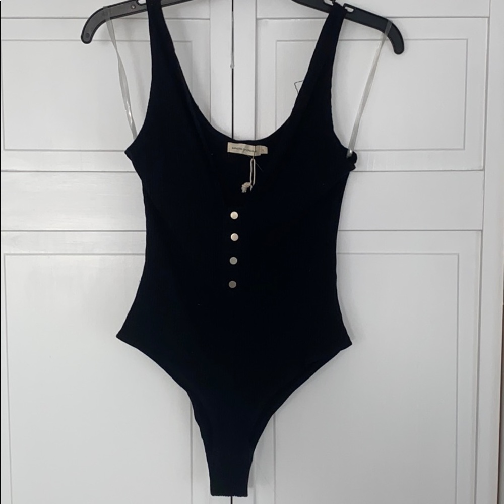 NWT! Black bodysuit size L